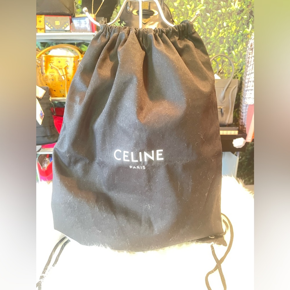 Celine drawstring novelty backpack nwot